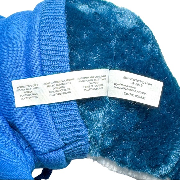 The Petting Zoo Ron Jon Surf Shop Mako Shark Plush Hoodie Stuffed Toy Blue - Picture 7 of 7